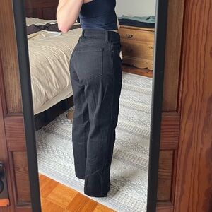 Abercrombie & Fitch Black The 90s Relaxed Jean High Rise Women Curve Love